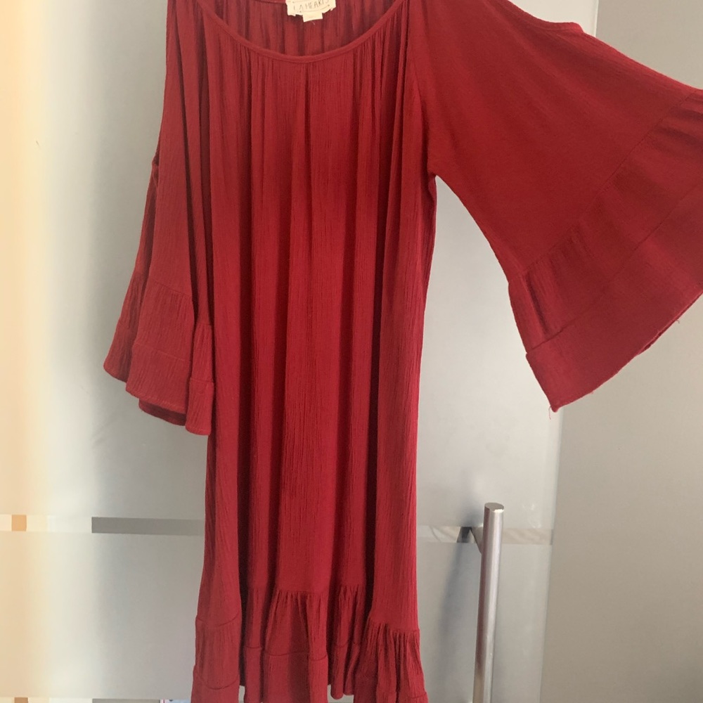 LA Hearts red boho dress